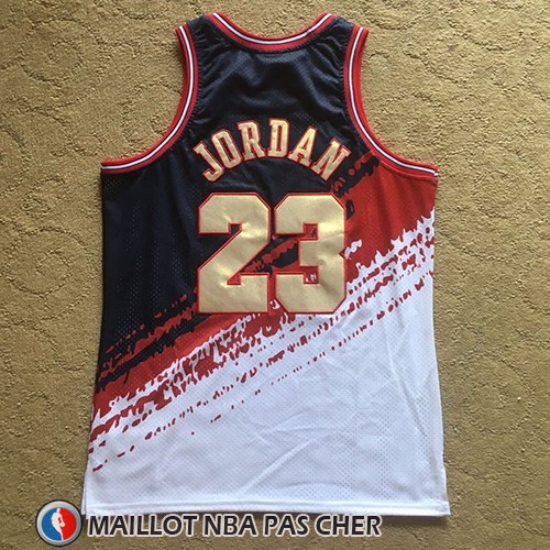 Maillot Chicago Bulls Michael Jordan Mitchell & Ness Noir